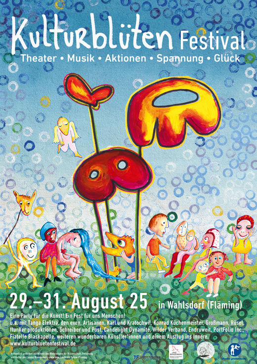 plakat kulturblüten festvival 2025